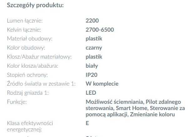 ROVITO-Z oprawa sufitowa Plafon LED 42cm Czarny okrągły 900092 EGLO