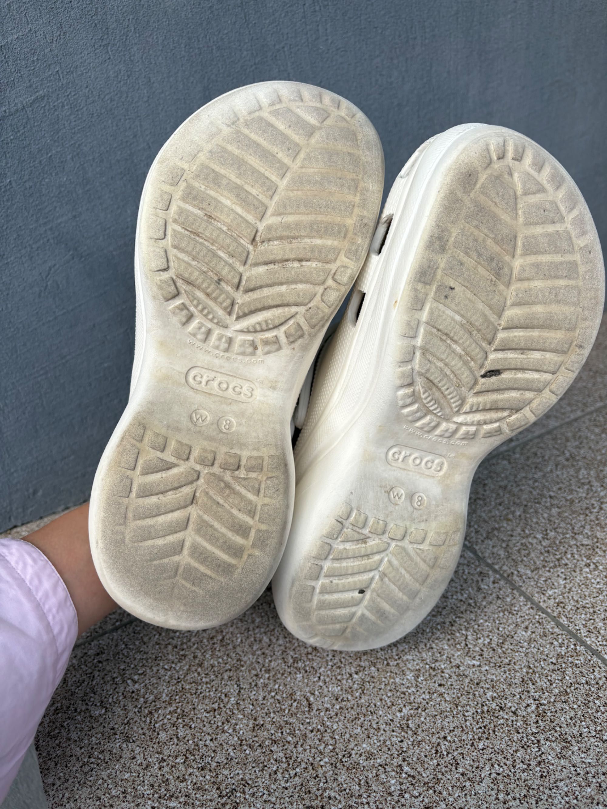 Шлепки кроксы на платформе Crocs