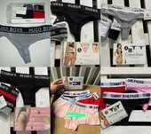 Zestaw komplet figi bokserki hugo boss stringi damski guess 3pak