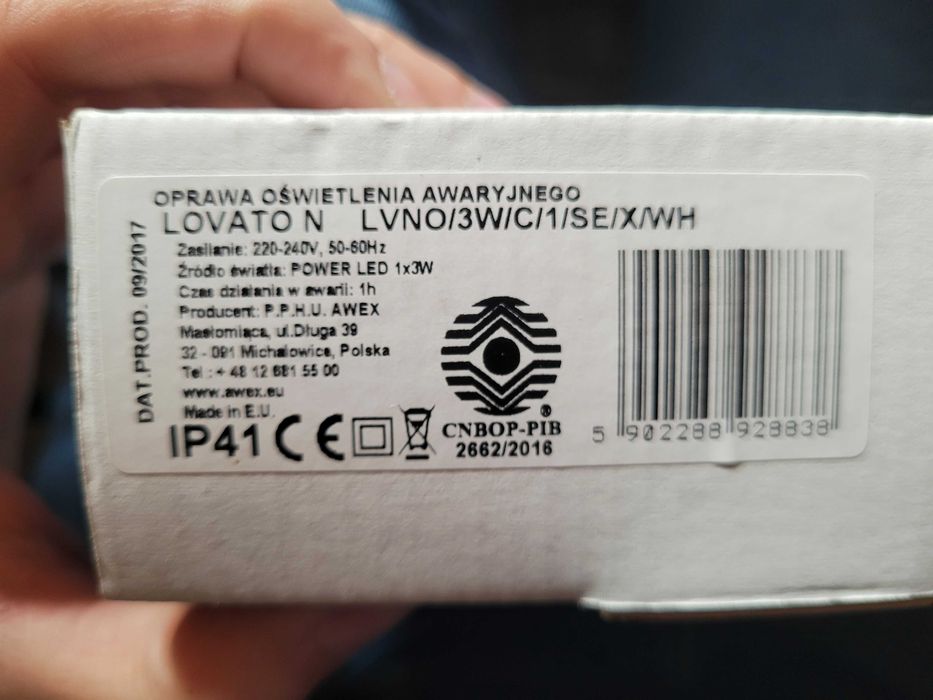 Lampa awaryjna Lovato N