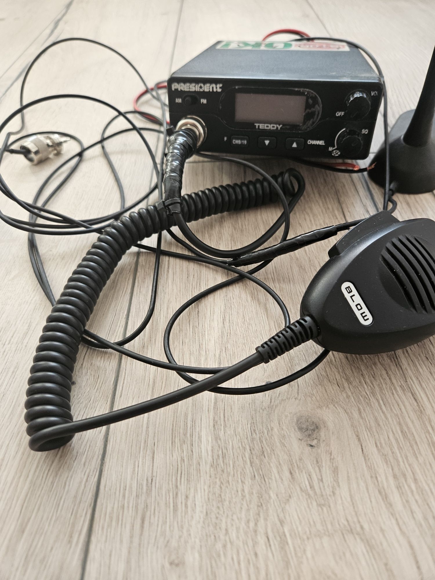 Radio cb cały zestaw
