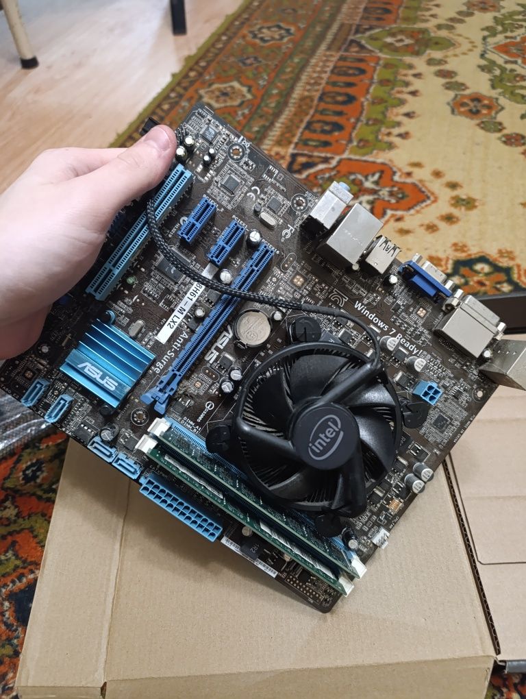 Комплект компонентов i5 3570, rx570 16gb.