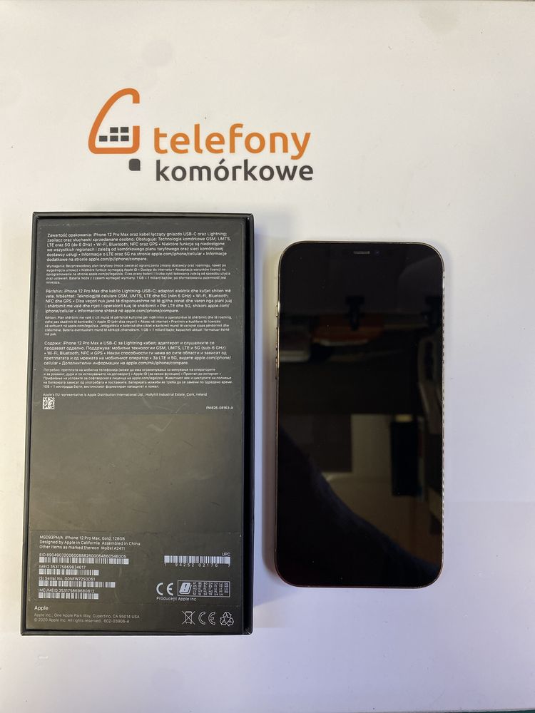 Apple iPhone 12 Pro Max Gold 128GB Telefon komórkowy