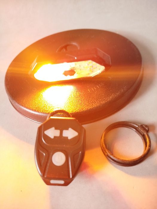 Światło LED USB rowerowe z kierunkowskazami