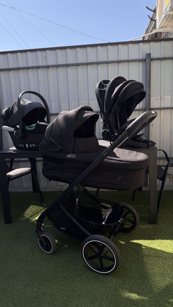 Колиска Cybex Balios S Lux 2024 Moon Black
