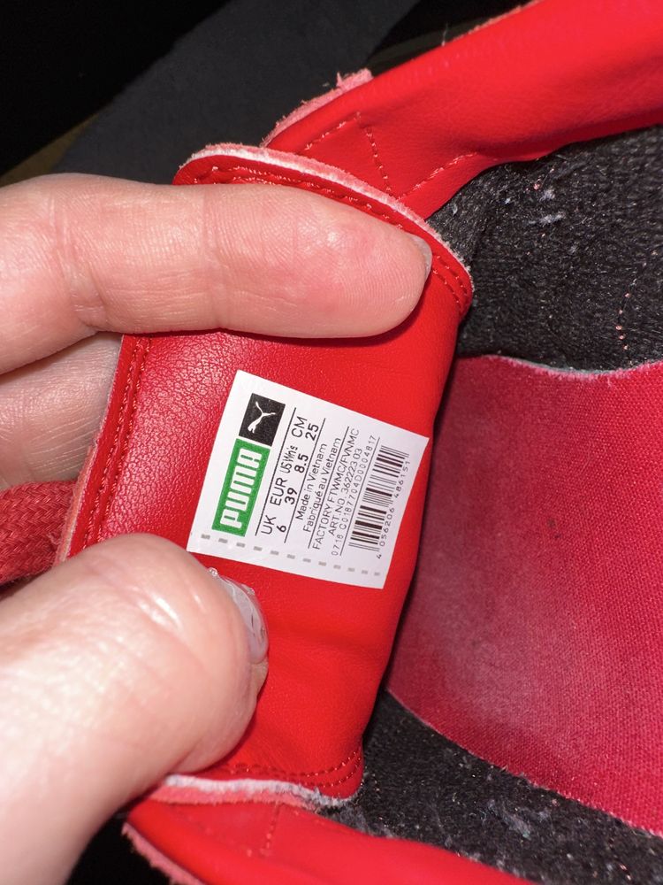 Buty Puma suede na lekkiej platformie