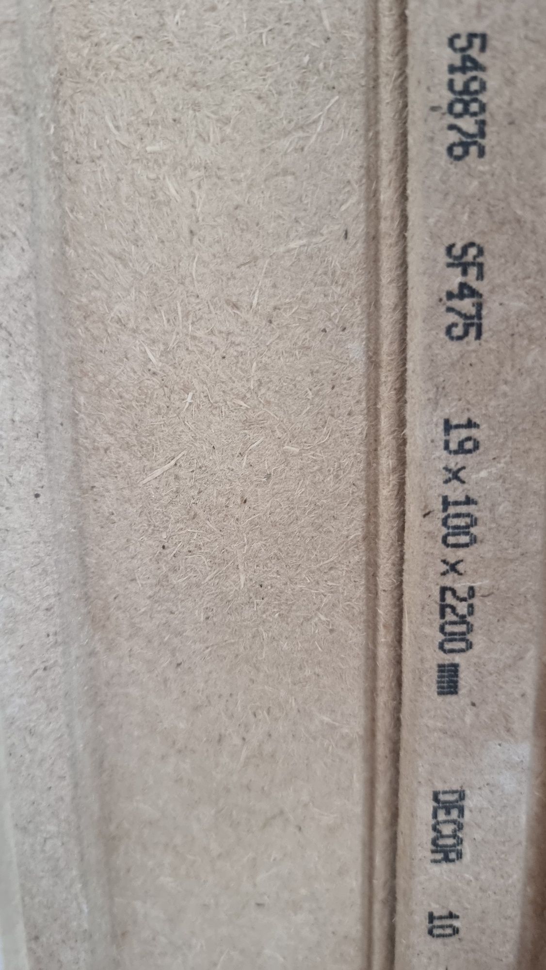 Listwa przypodlogowa MDF biała listwy 19 x 100 x 2200 mm