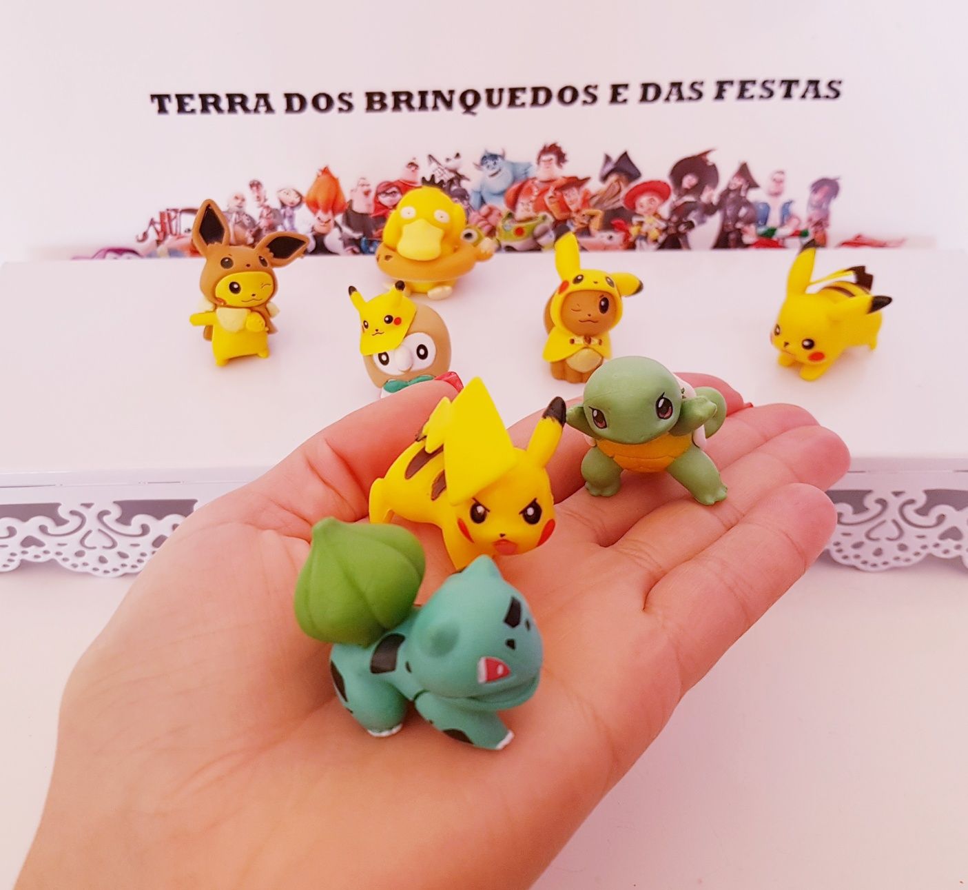 Conjunto 8 pcs Pokémons (Portes Incluidos)