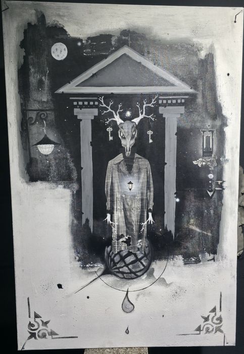 Quadro Pintado (Daniel Sãm) 80x120cm