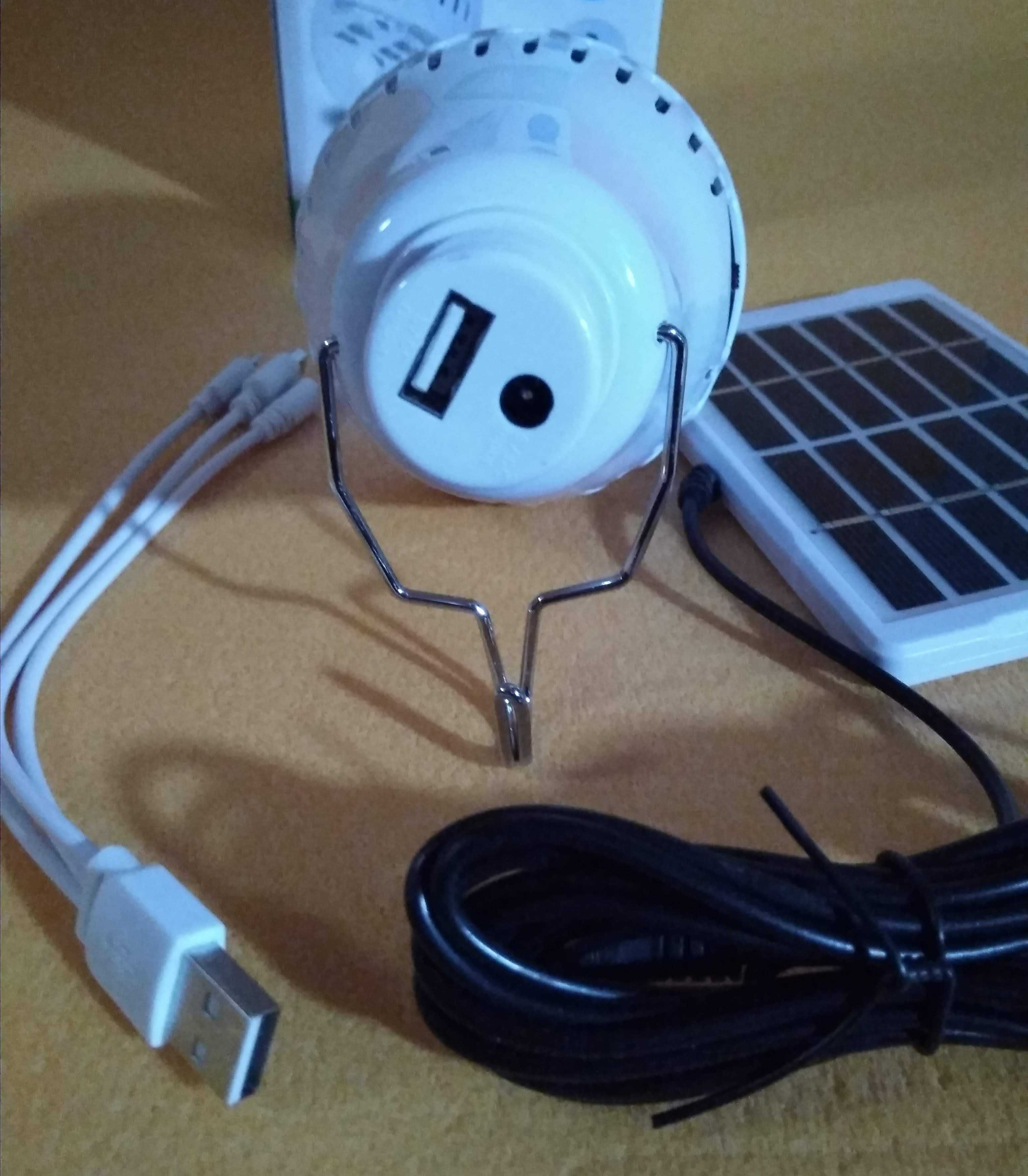 Лампа с солнечной батареей GD-6029 фонарик аккумуляторный для кемпинга