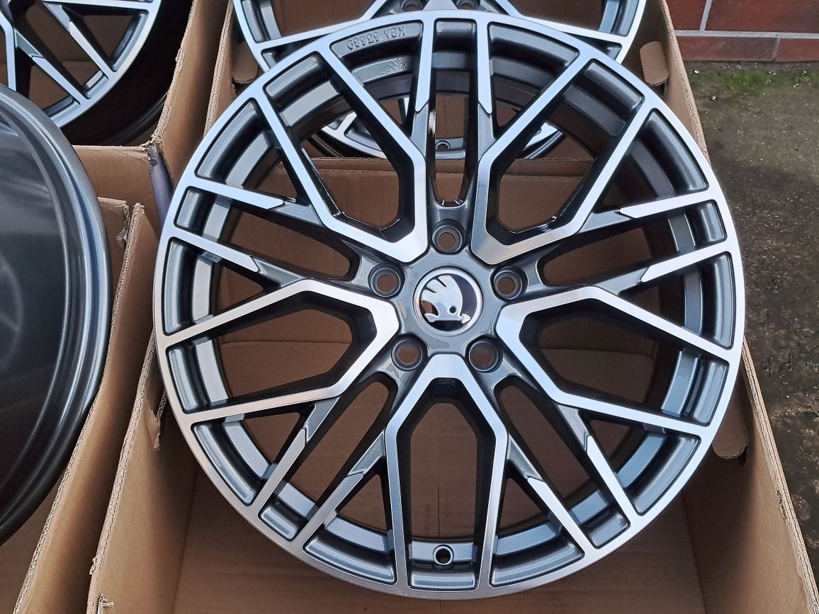 Alufelgi SKODA 18' 5x100 Scala Rapid Fabia Kamiq Roomster CA20 HGP!