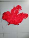 Fantasia de carnaval vestido, perucas, chapéus,bengalas.