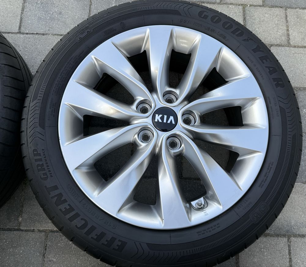 Oryginalne felgi Kia Optima X-Ceed 7.5J 5x114.3 TPMS 215/55R17 lato