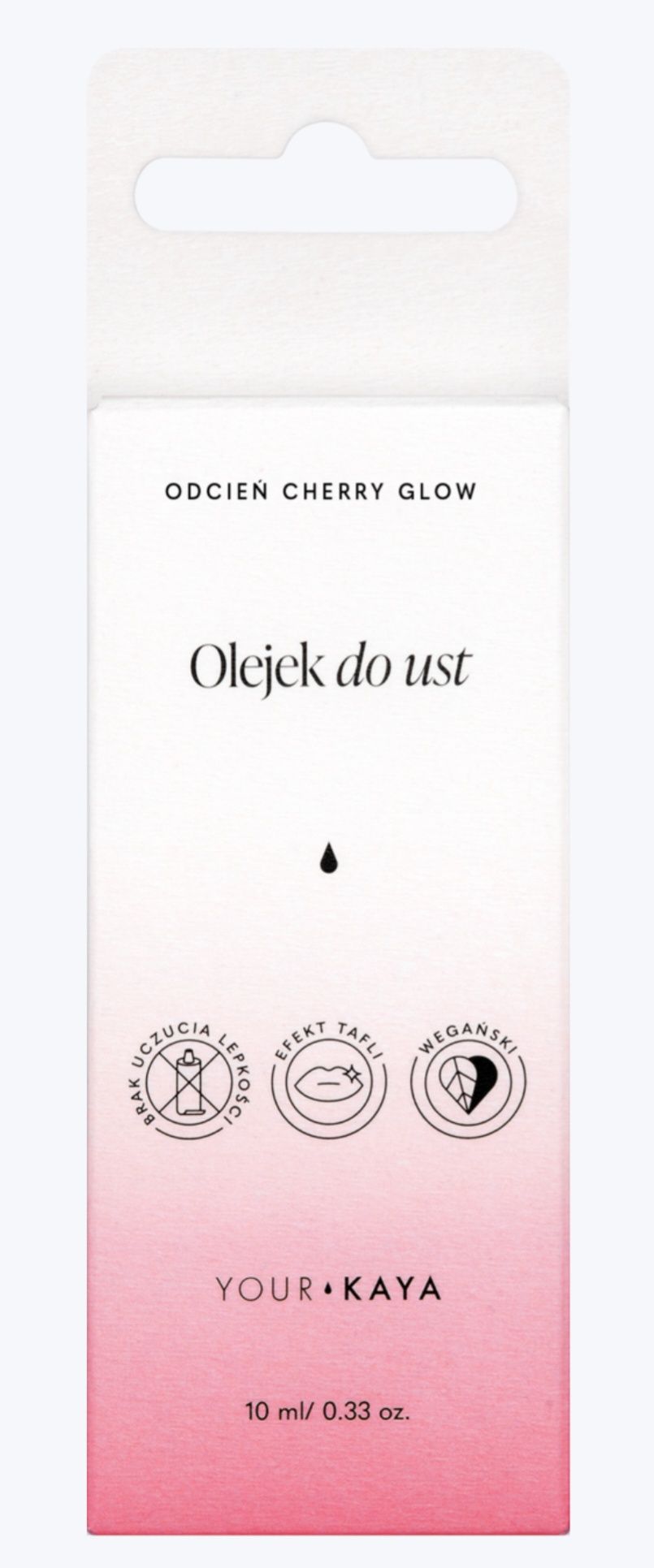 Your Kaya Cherry Glow wegański olejek do ust okazja cenowa