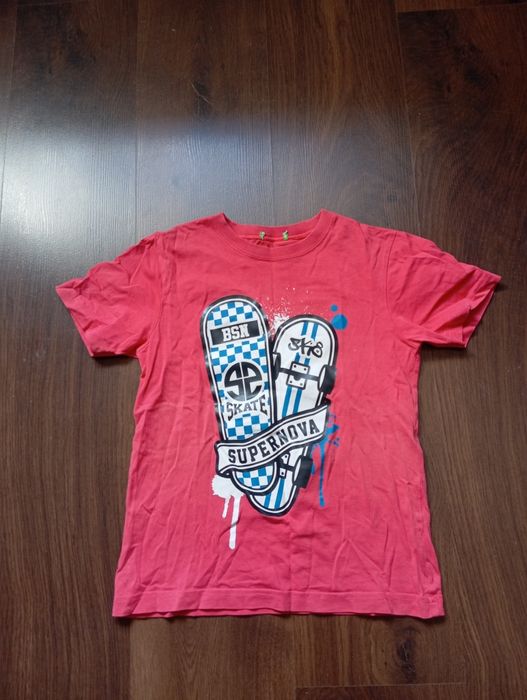 T-shirt chłopięcy (brak rozmiaru, wymiary podane na zdjęciu)