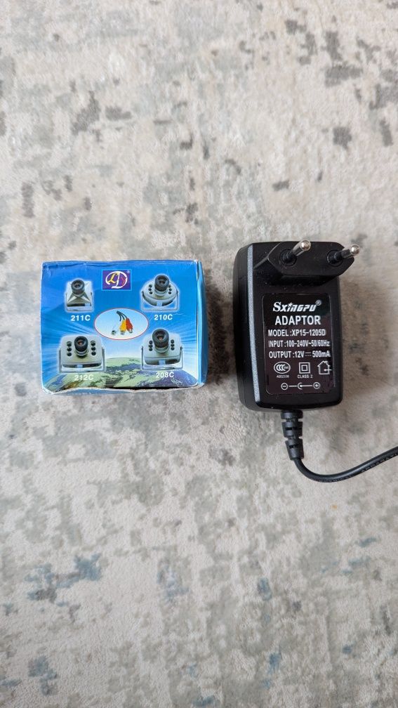 Провідна міні камера(2см) SUPER-MICRO CAMERA 203CA+Блок живлення