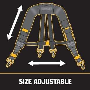 DeWALT DWST40901-1 Підтяжки з карабінами до ременя DWST40603-1