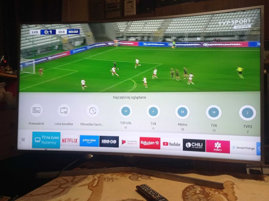 Telewizor Samsung UE55NU7672 55" LED 4K Smart, zakrzywiony, dowóz