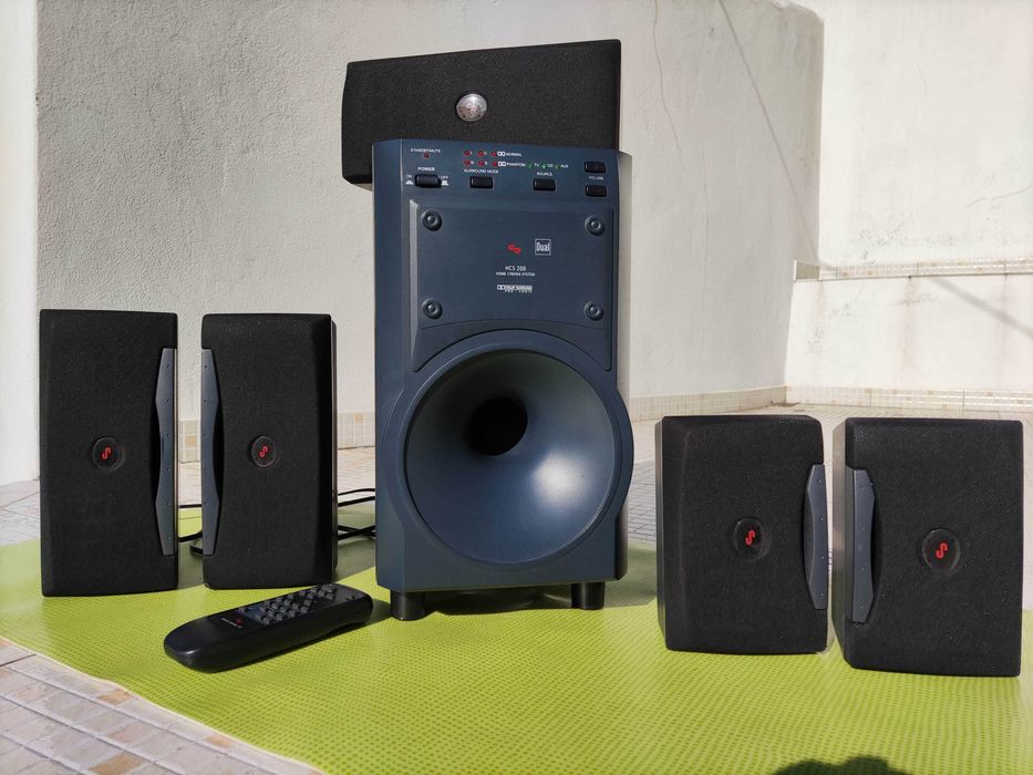 Subwoofer 200W Auxiliar Smartphone Cinema Home Coluna