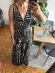 Nowa sukienka zebra print maxi na ramiączkach S 36 NLY Eve