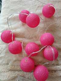 Cotton balls różowe