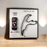 Модель CCA з Рамкою 2в1 з Audi RS 5 DTM та 3D Трасою Belgian GP Black
