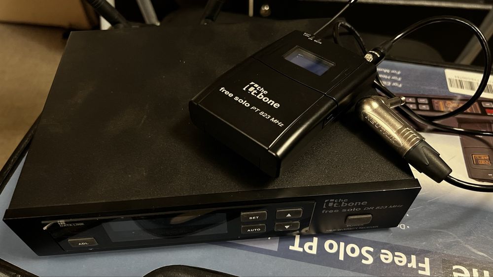 System bezprzewodowy do gitary t.bone free solo 823 MHz