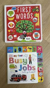 First words i Busy jobs- ksiażki do nauki angielskiego