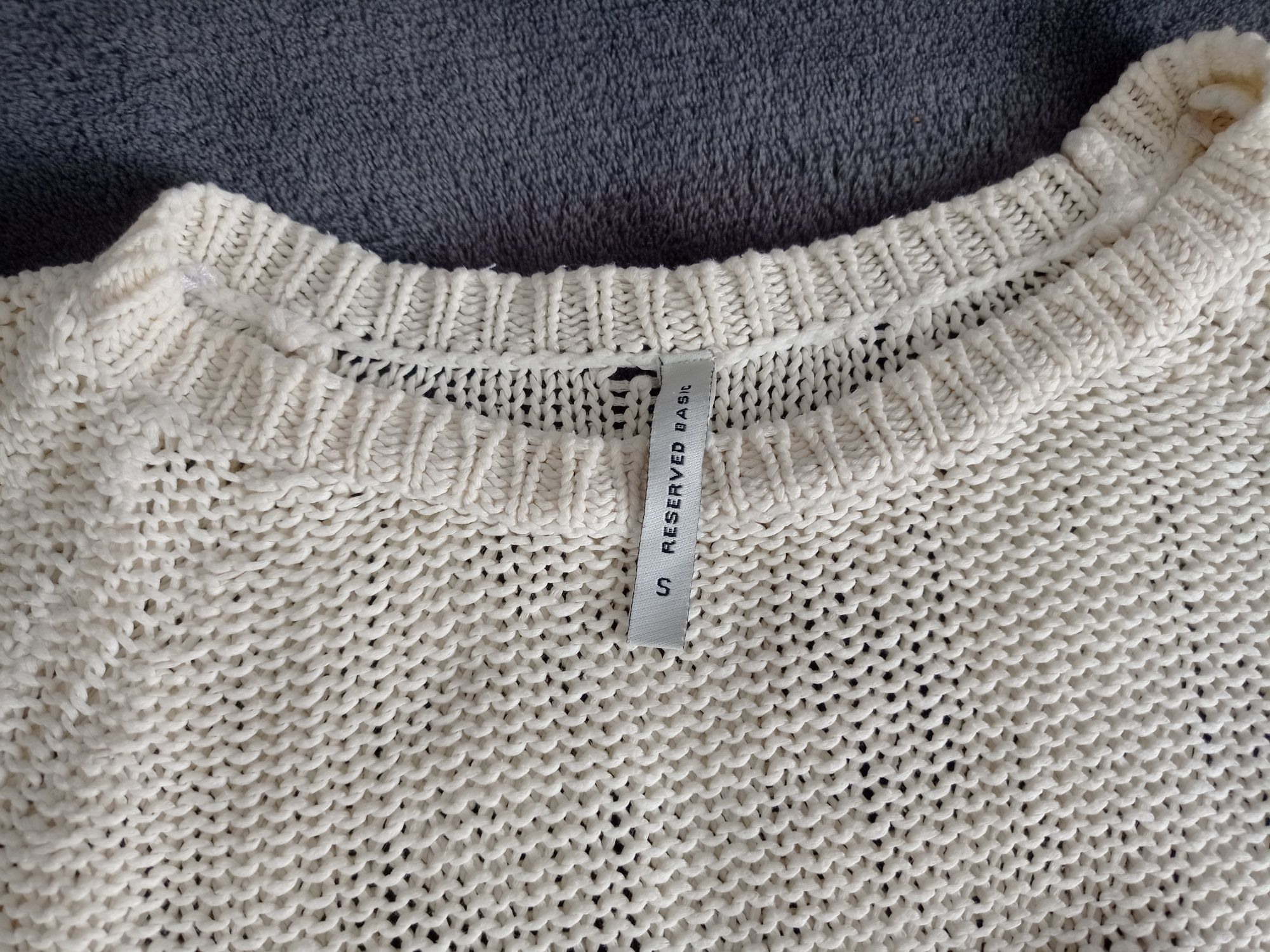 Sweter ażurowy damski Reserved S