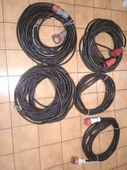 Kable przewody 5x2.5 gumowe 3x25mb