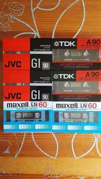 Аудіокасети / аудиокассеты JVC, TDK, MAXELL.