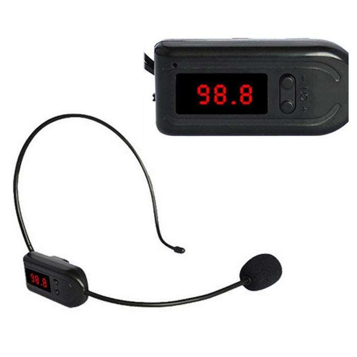 Microfone de Rádio para Altifalante FM Sem Fio.