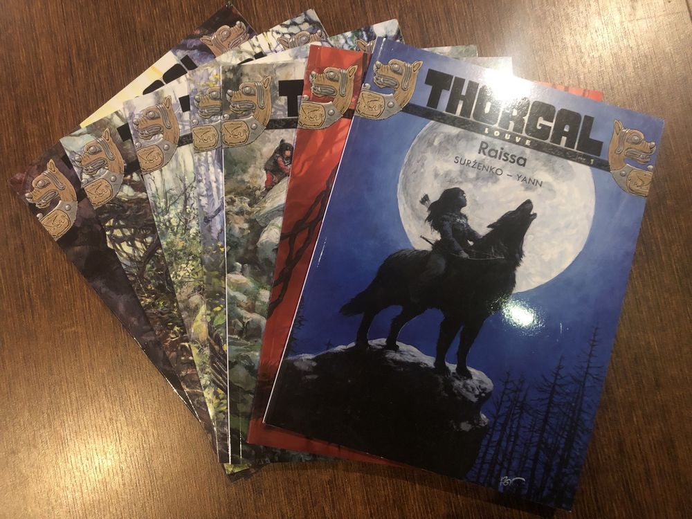 Komiks Thorgal Louve 7 albumów komplet