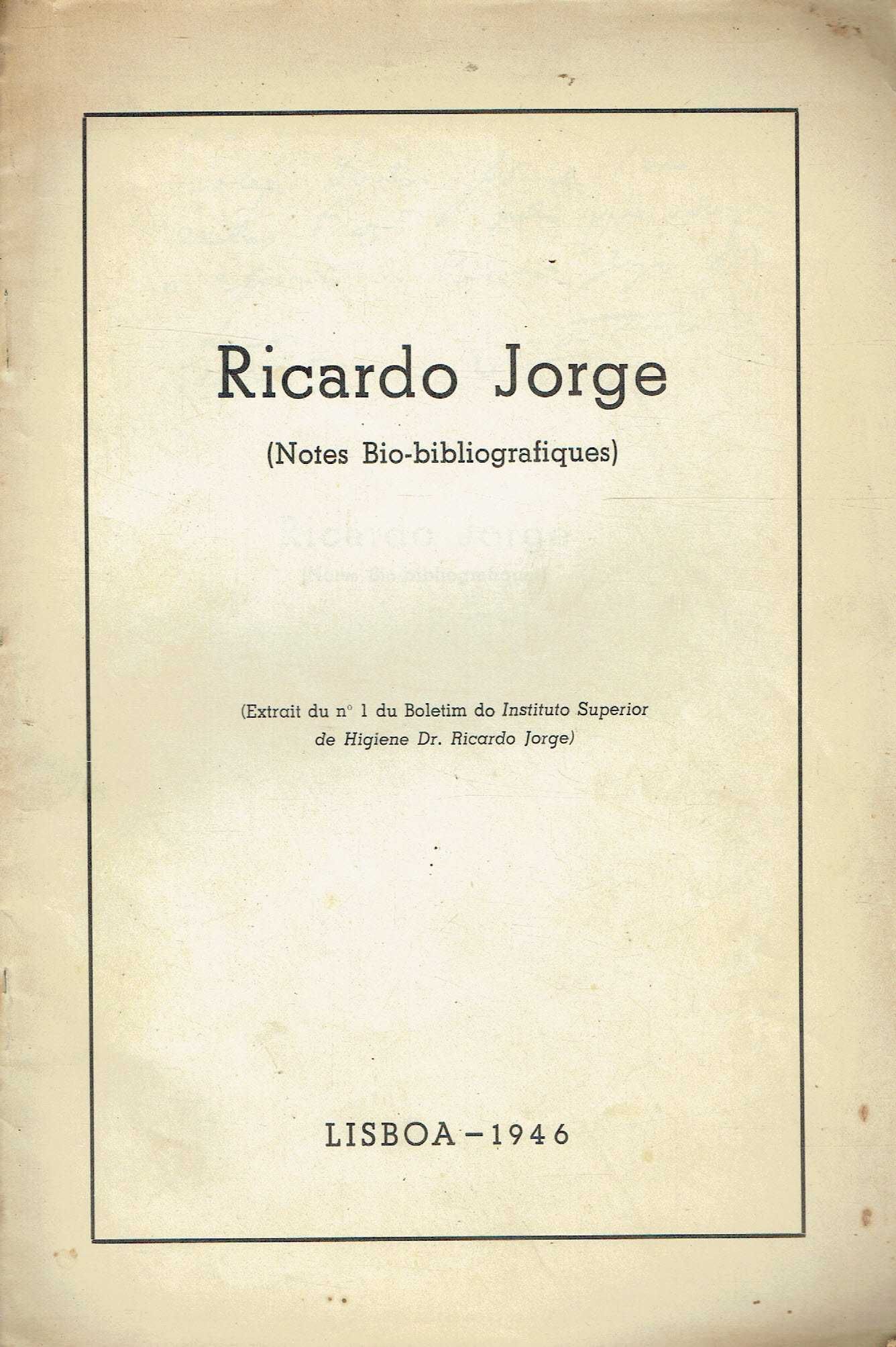 7999 - Livros de Ricardo Jorge