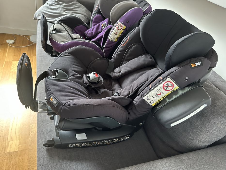 Fotelik besafe izi kid x1 / x2 po jednym dziecku.