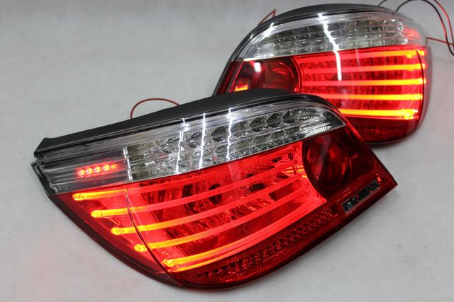 Lampy światła tył tylne BMW V E60 03-07 Diody LED jak lci NEON NOWE!