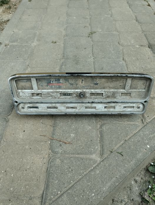 Licznik prędkościomierz fiat 125p chrom