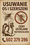 Usuwanie Gniazd Os i Szerszeni