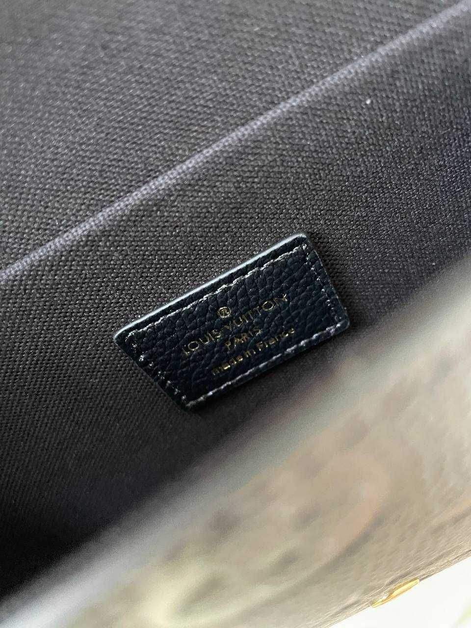 Клатч Louis Vuitton POUCHETTE BLACK MONOGRAM, оригінал!