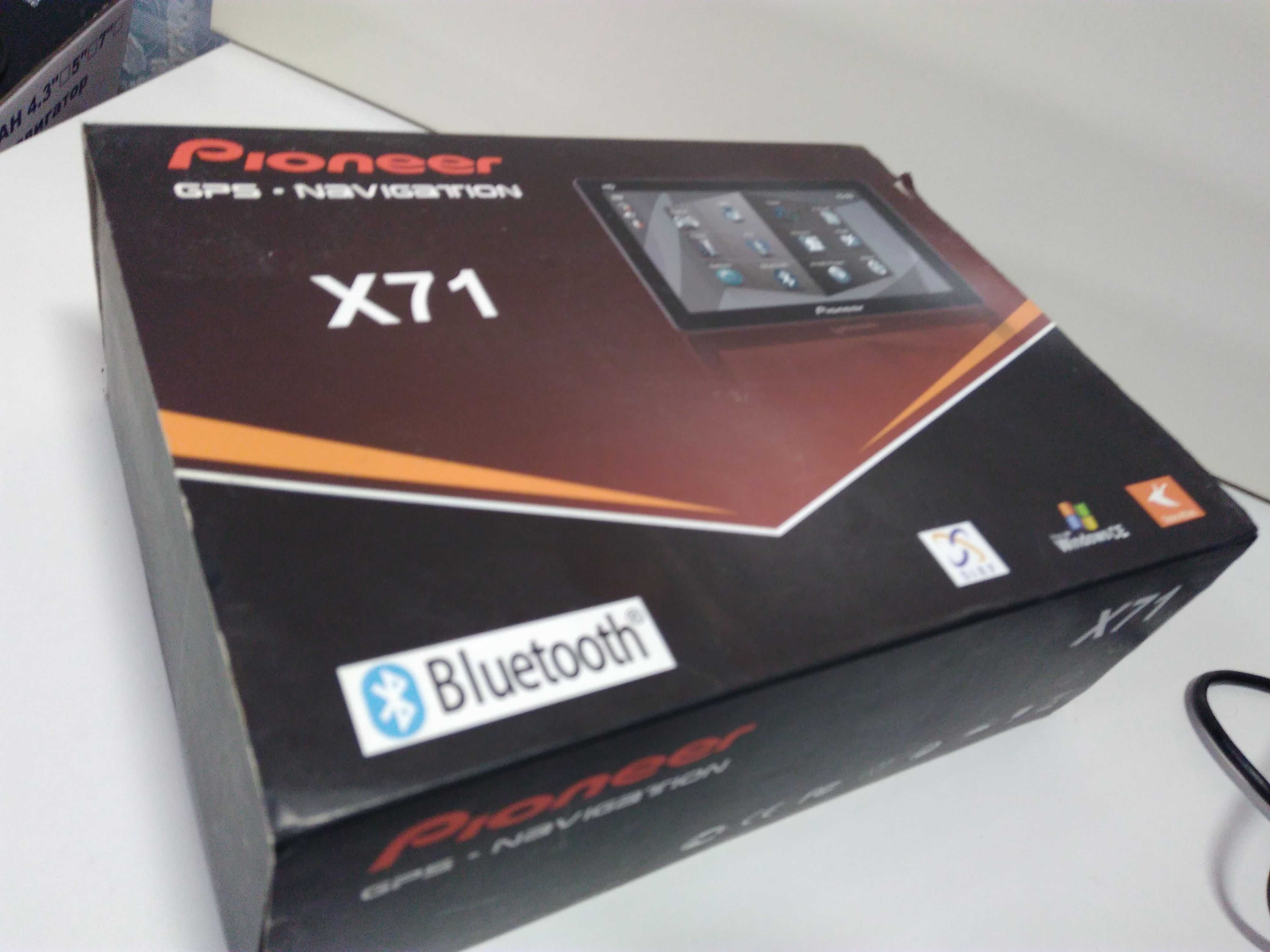 GPS навигатор Pioneer X71'. Полный комплект! Свежие карты!