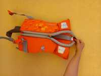 Colete salva vidas laranja - criança