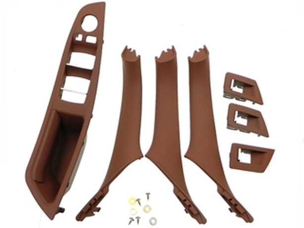 Kit 7 Puxadores Pega Interior Portas BMW Serie 5 F10 F11 F18 (NOVO)