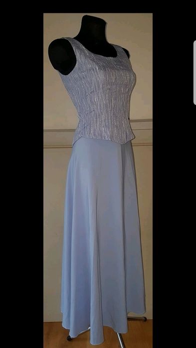 wizytowy komplet gorset + spódnica + szal