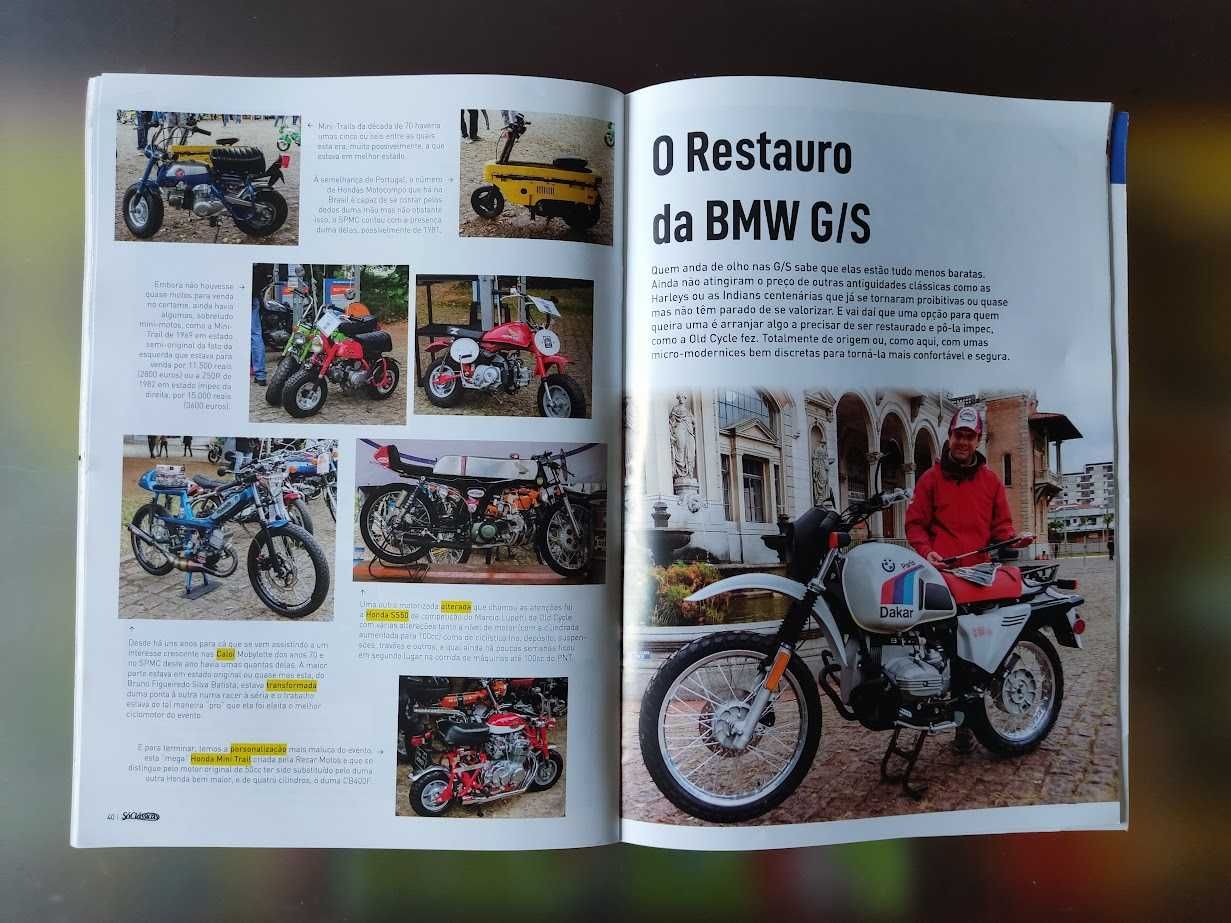 Revista portuguesa motos motorizadas Só Clássicas