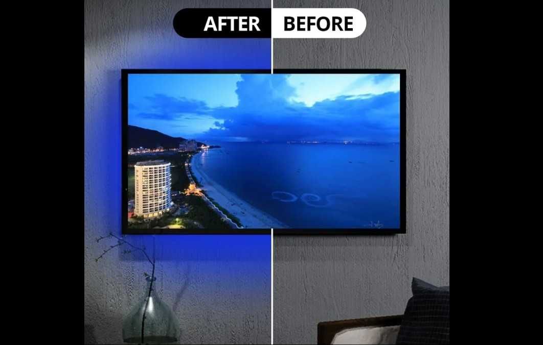 Taśma LED RGB tv Bluetooth 4m