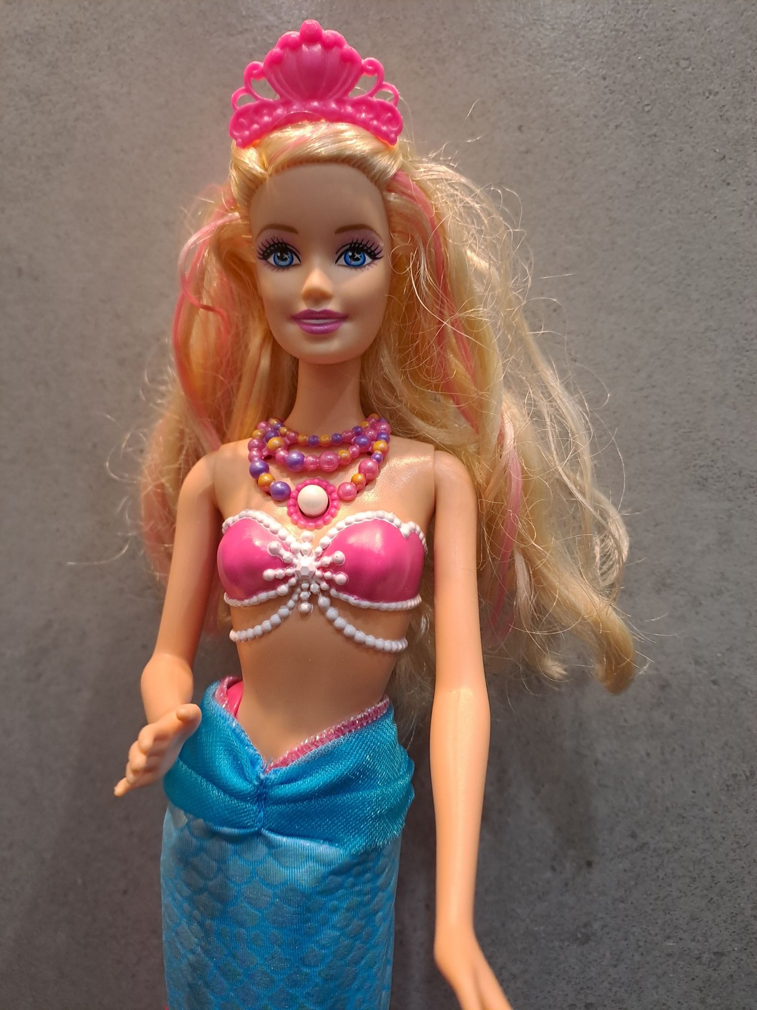 Perłowa księżniczka, Barbie,  Syrenka, Mattel