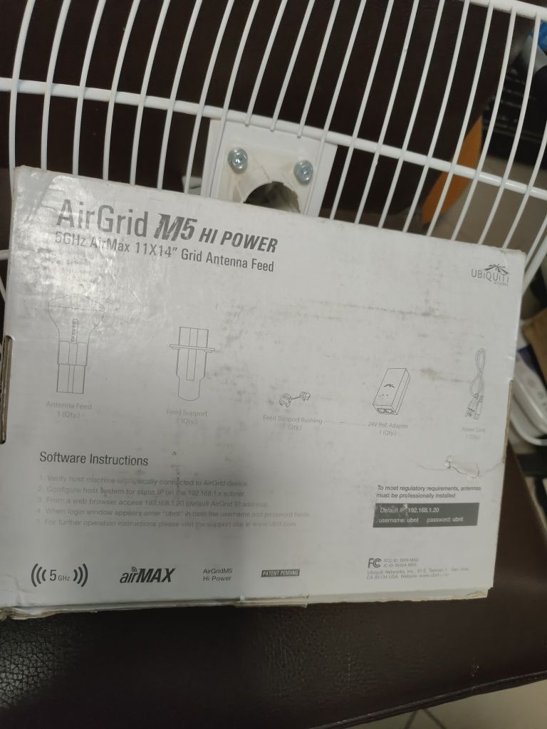 Ubiquiti AirGrid M5 HiPower Antena
