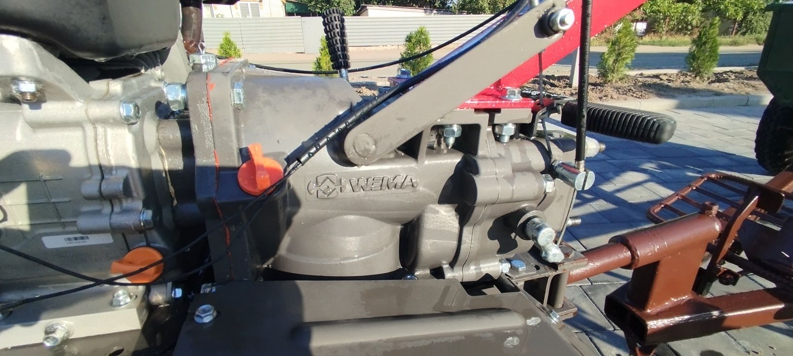 Мотоблок Weima + прицеп + роторна мотокоса 1100-6