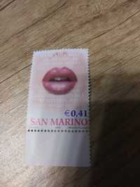 Stary znaczek pocztowy z San Marino 2002 Cartor Franco Filanci usta