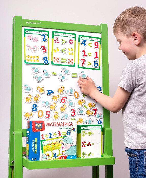Игры Vladi Toys Абетка и математика на магнитах Академия развития УКР